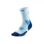 CEP CORE RUN SOCKS, Mid cut, 5.0 Ice Blue vorne