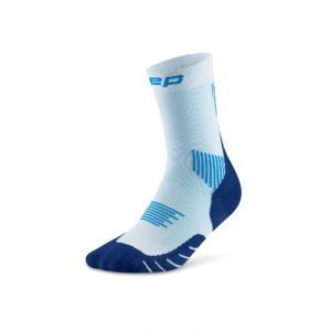CEP CORE RUN SOCKS, Mid cut, 5.0 Ice Blue vorne