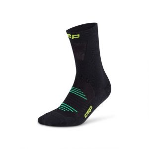 CEP Pro Run Ultralight Socks Mid Cut black vorne