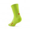 CEP Pro Run Ultralight Socks Mid Cut Lime hinten