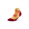 CEP CORE RUN SOCKS, low cut, 5.0 W MARIGOLD/BURGUNDY vorne