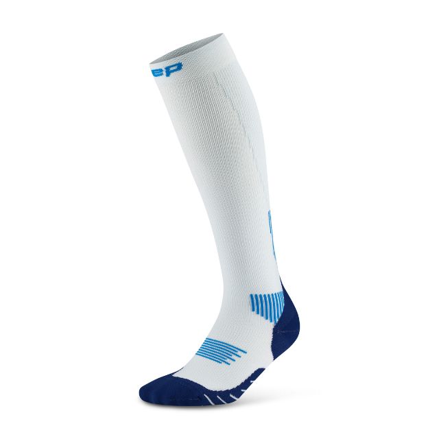 CEP CORE RUN SOCKS, TALL, 5.0 Ice/Blue vorne