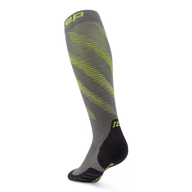 CEP CORE RUN EDT. ELLIPTIC SOCKS, Tall DARK GREYLIME hinten