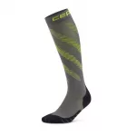 CEP CORE RUN EDT. ELLIPTIC SOCKS, Tall DARK GREYLIME vorne