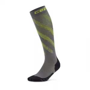 CEP CORE RUN EDT. ELLIPTIC SOCKS, Tall DARK GREYLIME vorne