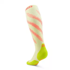 CEP CORE RUN EDT. ELLIPTIC SOCKS, Tall LIMENEON CORAL hinten