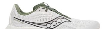 Saucony Ride 18 White | Olivine außen