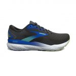 Brooks Ghost 16 Black/Cobalt/Neo Yellow außen