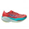 Hoka Mach X 2 grapefruit / electric coral außen