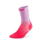 CEP Core Run edt. gradient socks, mid cut, 5.0 pink vorne