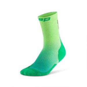 CEP Core Run edt. gradient socks, mid cut, 5.0 green vorne