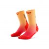 CEP Core Run edt. gradient socks, mid cut, 5.0 red beide