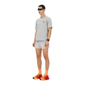 CEP core run shirt short sleeve light grey seite