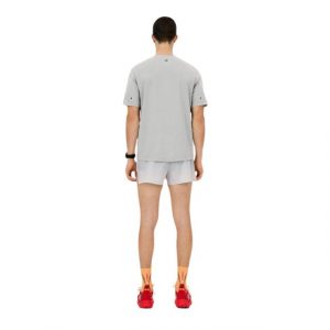 CEP core run shirt short sleeve light grey hinten