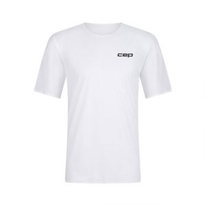 CEP pro run ultralight shirt short sleeve white vorne