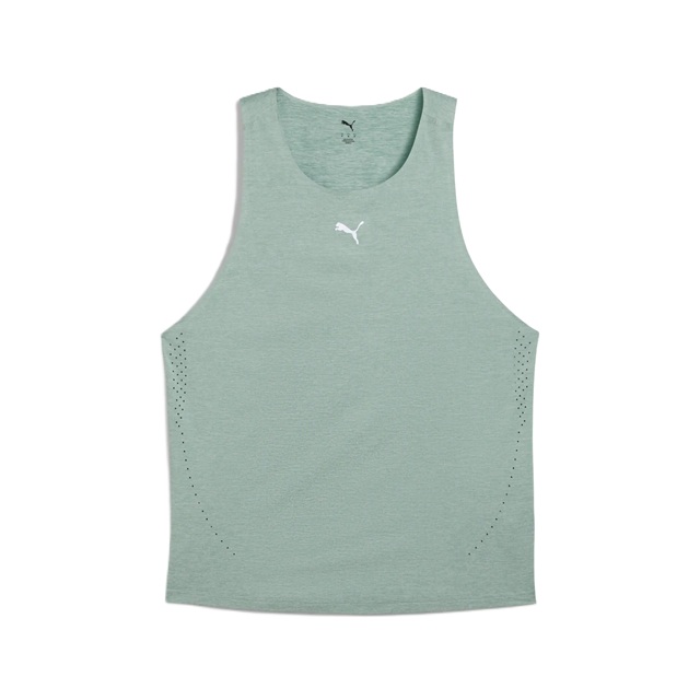 Puma CLOUDSPUN Tanktop Green Moon-heather vorne