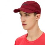 Core Run Foldable cap burgundy vorne