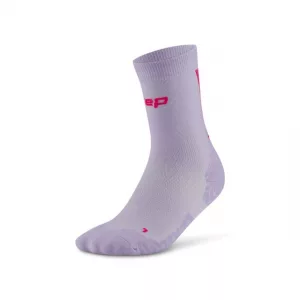 Core Run Ultralight Socks Mid Cut Lilac/Pink vorne