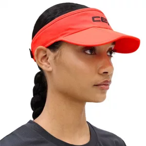 CEP Core Run Foldable Visor neon coral