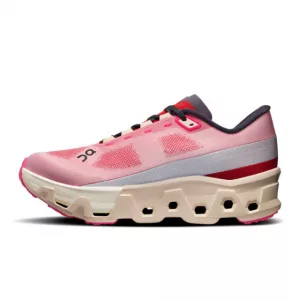 On Cloudmonster Hyper Red | Cream innen