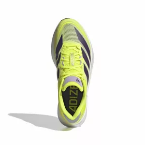 Adidas Boston 13 Solar Yellow / Aurora Plum / Powder Plum oben