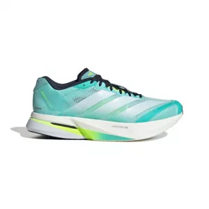 Adidas Adizero Boston 13 Flash Aqua / Cloud White / Lucid Lemon außen