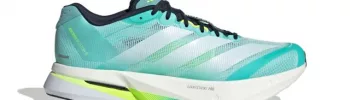 Adidas Adizero Boston 13 Flash Aqua / Cloud White / Lucid Lemon außen