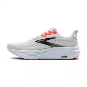 Brooks Ghost 17 White/Pink Clay/Gecko innen