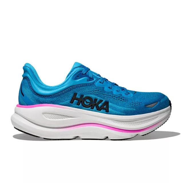 Hoka Bondi 9 W Skyward Blue/neon Fuchsia außen