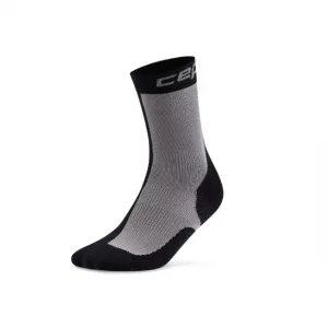 CEP Core Run Edt. Half&Half Socks Mid Cut women black/grey vorne