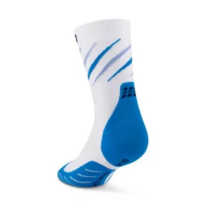 Core Run Edt. Claws Socks Mid Cut white/blue mix hinten