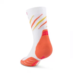 Core Run Edt. Claws Socks Mid Cut white/coral mix hinten
