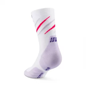 Core Run Edt. Claws Socks Mid Cut white/lilac mix hinten