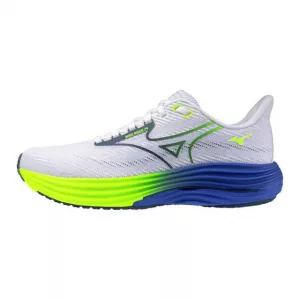 Mizuno Wave Rider 29 WhiteEstate BlueLightning Ye außen
