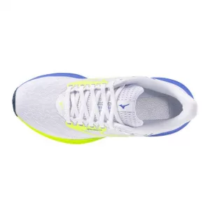 Mizuno Wave Rider 29 WhiteLightning YellowUltrama oben