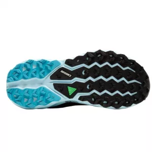 Brooks Cascadia GTX 19 BlackEbonyBlue Flower schuhsohle