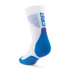 CEP Core Run Edt. Vertical Socks Mid Cut w whiteblue hinten