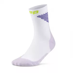 CEP Core Run Edt. Vertical Socks Mid Cut w whitelilac vorne