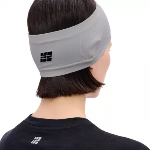 Core Run Headband unisex light grey hinten