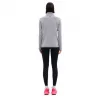 Core Run Thermal Zip Shirt Long Sleeve w grey hinten