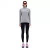 Core Run Thermal Zip Shirt Long Sleeve w grey vorne