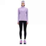 Core Run Thermal Zip Shirt Long Sleeve w lilac vorne