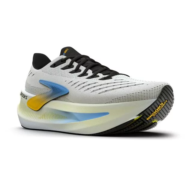 Brooks Glycerin Max 2 Bright WhiteBlackNightlife schräg