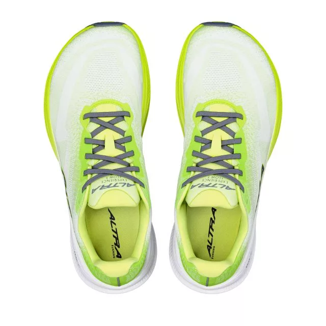 Altra Experience Flow 3 whitelime oben