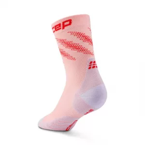 CEP CORE RUN EDT. ELLIPTIC SOCKS, MID CUT pinkred hinten