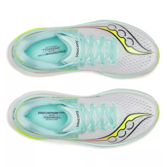 Saucony Endorphin Azura whitesplash oben
