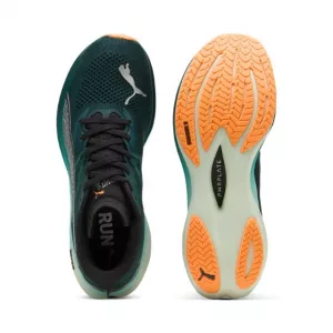 Puma Deviate NITRO™ 3 Green Terrain-Heat Fire vornehinten