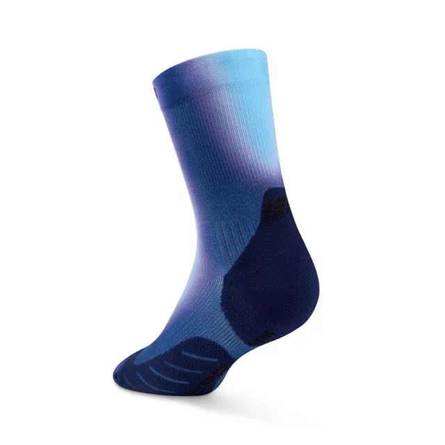CEP Core Run Edt. Gradient Compression Socks Mid Cut blue hinten