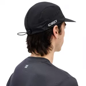CEP Core Run Soft Cap unisex black hinten