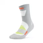 CEP Pro Run Ultralight Socks Mid Cut grey vorne